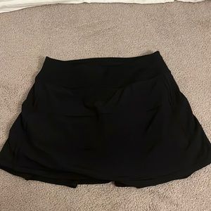 lululemon black tennis skirt